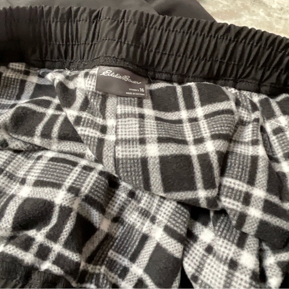 Eddie Bauer Cargo Jogger Fleece Lined Pants size 16 NWT (I1) - Picture 10 of 12